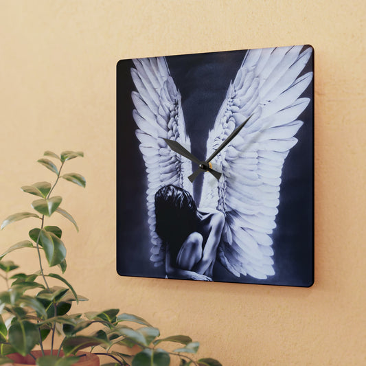 Angel Wings Wall Clock